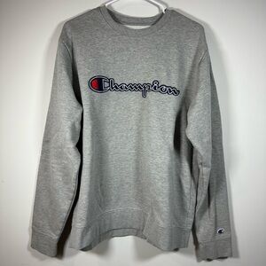 Champion Mens Crewneck‎ Long Sleeve Pullover Sweatshirt Men’s Large VTG Y2K